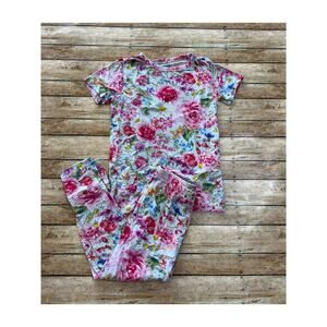 Posh Peanut Alice Floral Bamboo Pajama Set 4T